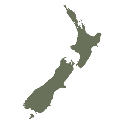 Map of New Zealand